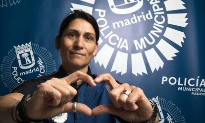 Arantxa Miranda en la Policía Municipal