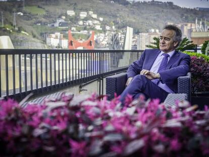 Antón Pradera, en la sede de CIE Automotive en Bilbao.