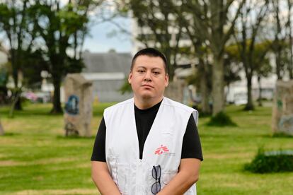 Diego Guerrero en la Universidad Nacional, en Bogotá (Colombia).