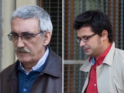 El guardia civil Alfonso López (izquierda) y el periodista Nando García.