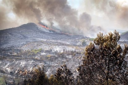 Incendio en Rasquera, Tarragona.