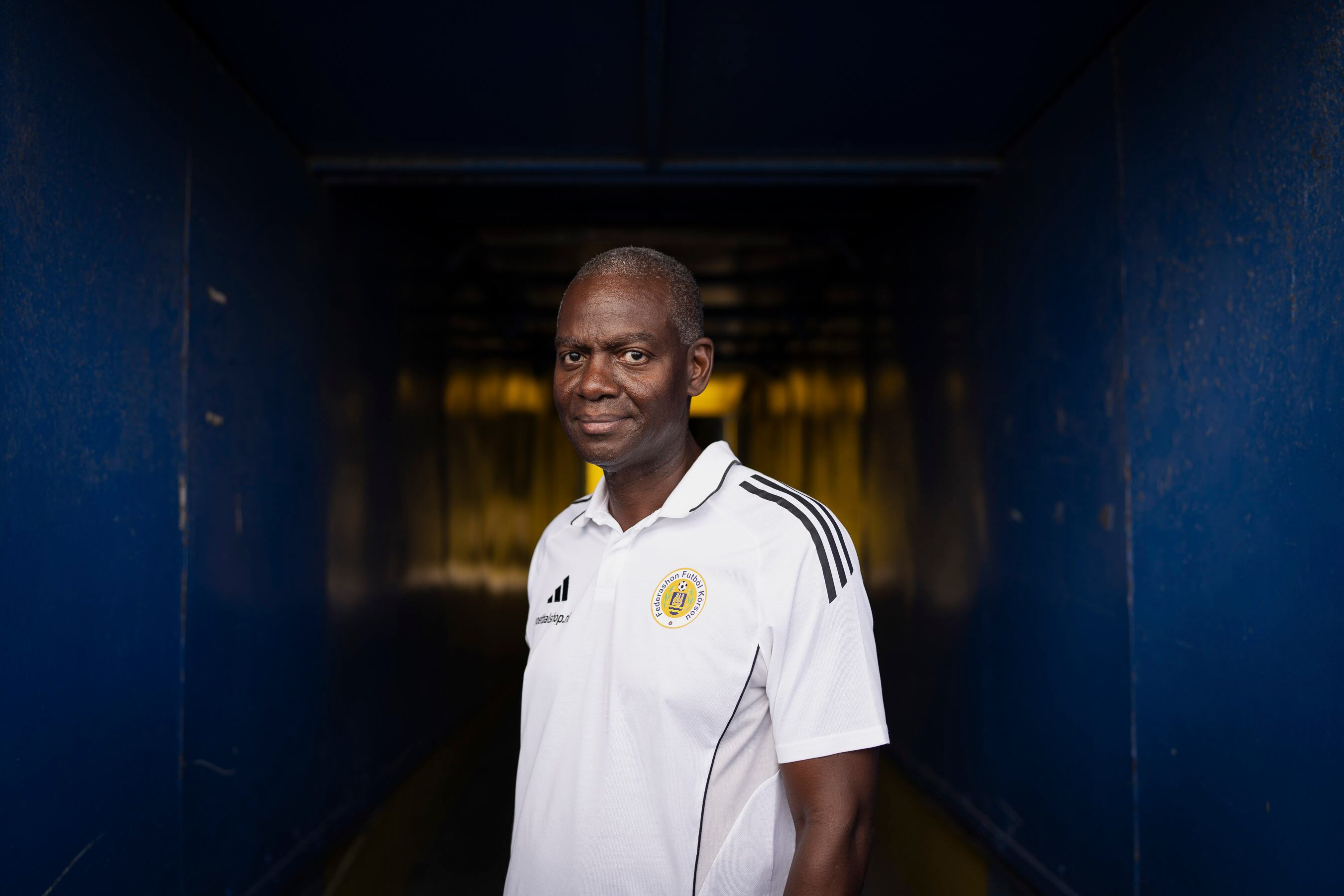 Gilbert Martina, presidente de la Federación de Fútbol de Curazao.