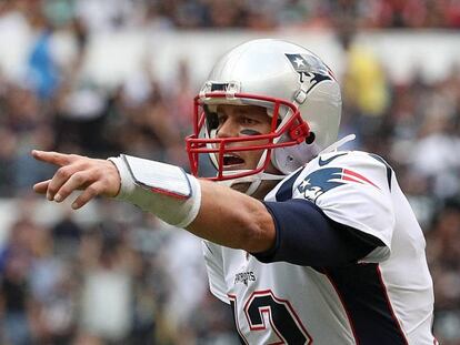 Brady, durante el partido en M&eacute;xico. 