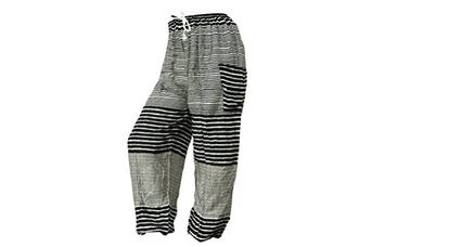 Pantalones holgados con cierre de cuerda.