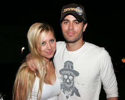 Anna Kournikova y Enrique Iglesias en 2006.