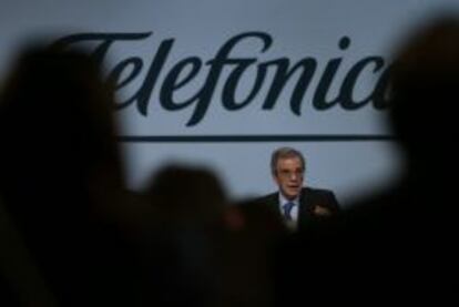 El presidente de Telefónica, César Alierta.