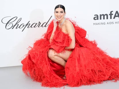 La cantante Dua Lipa en el festival de Cannes, en Francia, el pasado mayo. 