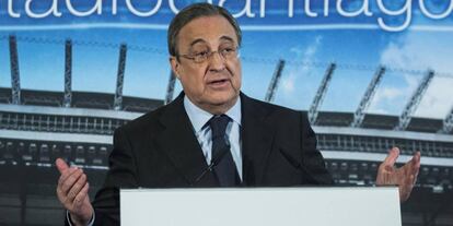 Florentino Pérez, presidente del Real Madrid