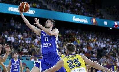 Satoransky, en el partido República Checa-Rumanía.