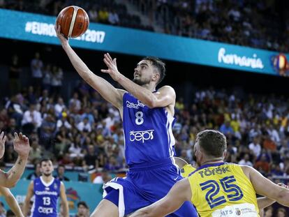 Satoransky, en el partido República Checa-Rumanía.