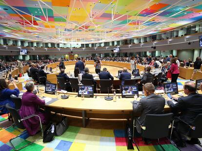 Imagen de archivo de una cumbre entre la Unión Europea y la CELAC, en Bruselas (Bélgica).