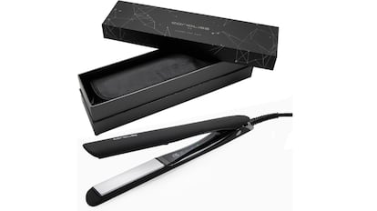 Esta plancha para el pelo dispone de control táctil de temperatura.