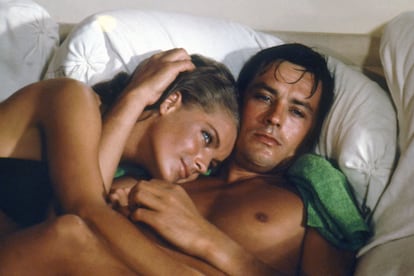 Alain Delon y Romy Schneider son los protagonistas de una cinta venerada por los cinéfilos.