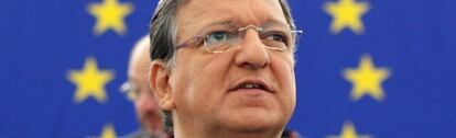 El presidente de la Comisión, José Manuel Barroso, durante el Discurso del Estado de la Unión ante el Parlamento Europeo el 12 de septiembre de 2012.