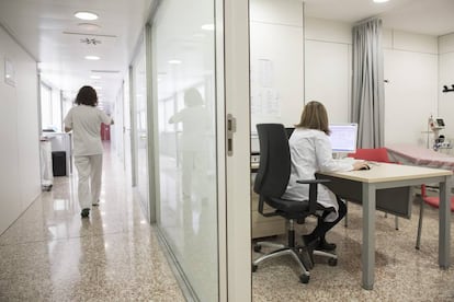 Consulta de urgencias de un centro hospitalario en una imagen de archivo.