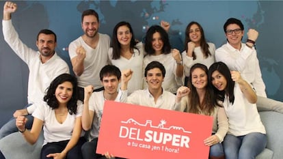 El equipo de Delsúper, la empresa creadora de la plataforma Súper Tecnologies.