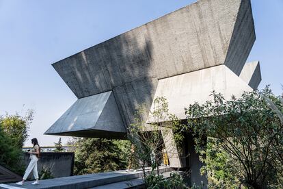 La casa estudio 'Praxis' donde el arquitecto trabajaba hasta hace poco tiempo, en una fotografía del 3 de marzo.