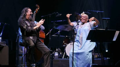 Diego El Cigala y Omara Portuondo, en el Circo Price.