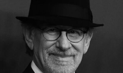 Steven Spielberg durante la presentación de "El puente de los espías"