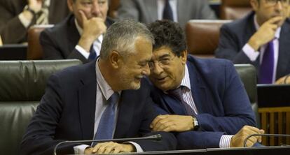 El presidente y el vicepresidente de Andaluc&iacute;a.