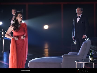 Lisette Oropesa en 'La traviata', en el Teatro Real.