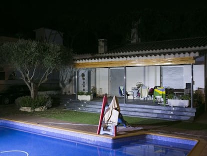 The house in Castelldefels in which the victims were killed by their father.