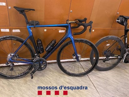 Bicicletas robadas y recuperadas por los Mossos en Girona.