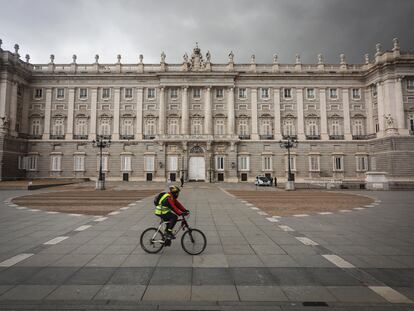 Madrid vacío, durante el estado de alarma por la crisis del coronavirus, el pasado abril.