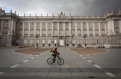 Madrid vacío, durante el estado de alarma por la crisis del coronavirus, el pasado abril.