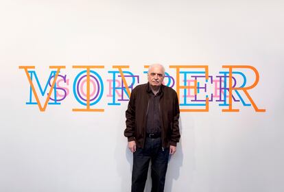 O poeta Augusto de Campos, ícone do concretismo brasileiro, em uma imagem de 2016.