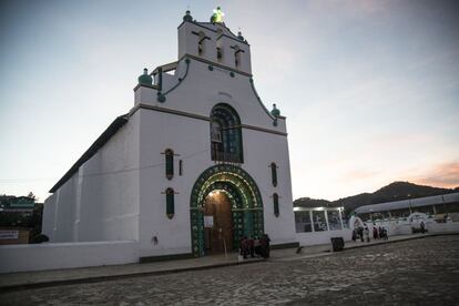 Fachada de la iglesia de San Juan Chamula.