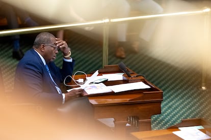 Sesión en la Cámara de Senadores en Texas, el 22 de agosto.