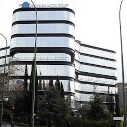 Edificio de Mutua Madrileña en la glorieta López de Hoyos, en Madrid.