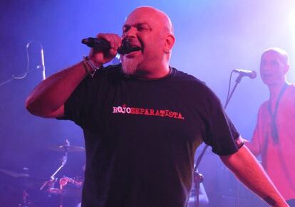 El cantante y concejal de la CUP en Berga Francesc Ribera, &#039;Titot&#039;.