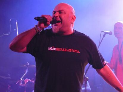 El cantante y concejal de la CUP en Berga Francesc Ribera, &#039;Titot&#039;.