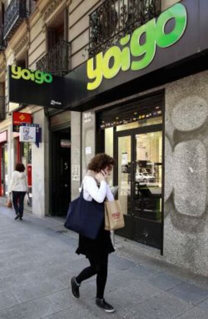 Tienda de Yoigo en Madrid.