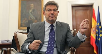 Rafael Catalá, ministro de Justicia.