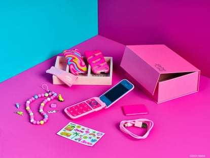 Barbie Flip Phone