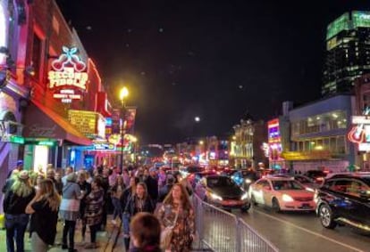 Avenida Broadway, en Nashville, donde están surgiendo nuevas ‘start-up’ y ha mudado su sede algún grupo de inversión.