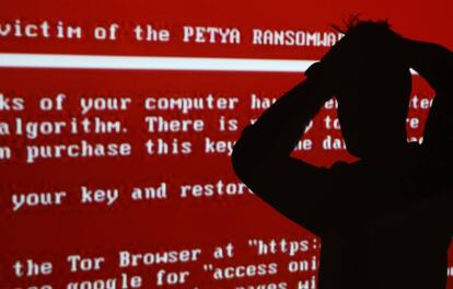 Mensaje del 'ransomware' Petya