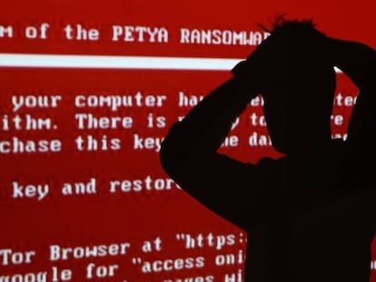 Mensaje del 'ransomware' Petya