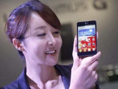 El nuevo Optimus G de LG.