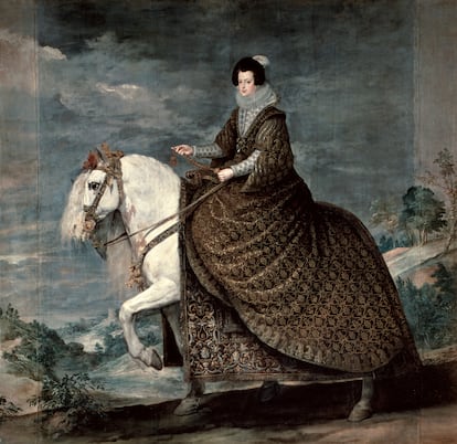 La reina Isabel de Borbón (1629-1635), una pintura del Museo del Prado, Madrid.