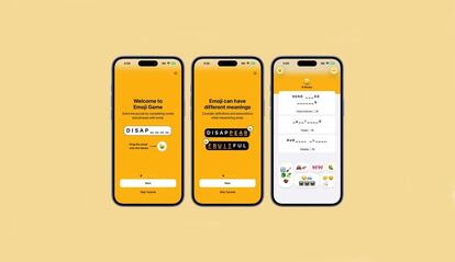 Inicio del juego Emoji Game de Apple News