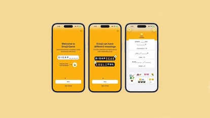 Inicio del juego Emoji Game