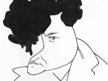 Manuel Rivas visto por Loredano.
