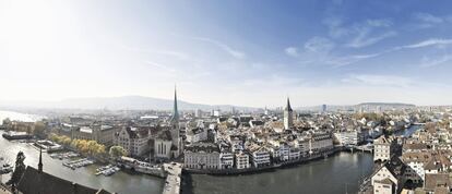 Zurich, el corazón de las finanzas suizas, solo es más barata que Singapur.