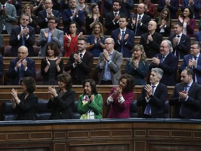 El debate de investidura de Pedro Sánchez, en imágenes