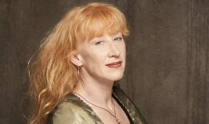 La cantante de música celta Loreena McKennitt.