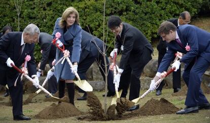 Caroline Kennedy, durante su visita a Nagasaki.